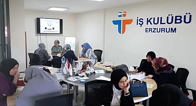 Erzurum’da iş arayan gençler bir araya geldi