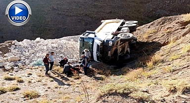 Erzurum-Palandöken yolunda feci kaza!