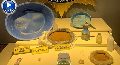 Ev değil uyuşturucu imalathanesi!