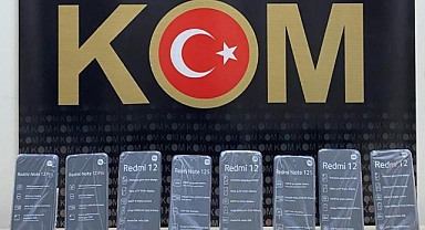 Gümrük kaçağı telefonlar ele geçirildi