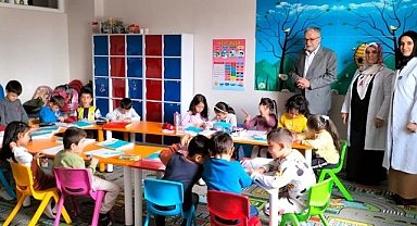Müftü Can, Kuran Kursu öğrencileriyle buluştu