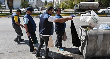 Plastik çöp toplama yürüyüşü, Erzurum'da sürüyor