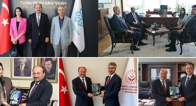 Rektör Çakmak Ankara’da temaslarda bulundu
