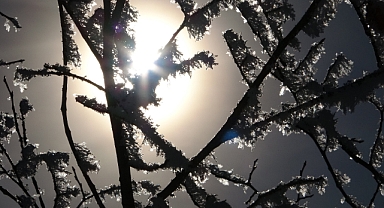 Soğuk hava kendisini göstermeye başladı: O ilçe eksi 2,7 dereceyi gördü   