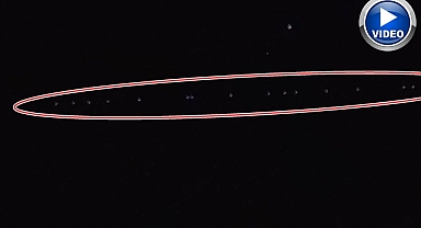 Starlink uyduları Erzurum semalarında