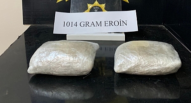 Şüphe üzerine durduruldu! 1 kilo 14 gram eroin ele geçirildi