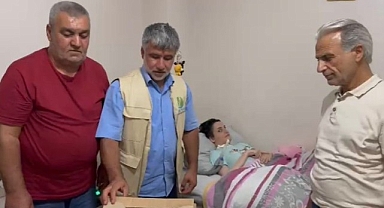 Yatağa bağımlı Nurçin'e 'nefes' oldular