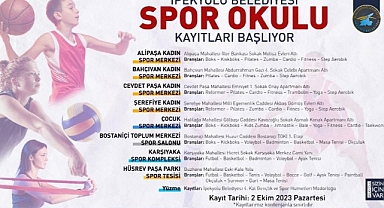 Yeni dönem spor okulu kayıtları başlıyor