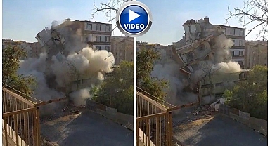 Yıkılması için bir dokunuş yetti!