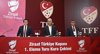 Ziraat Türkiye Kupası'nda 1. eleme turu kuraları çekildi