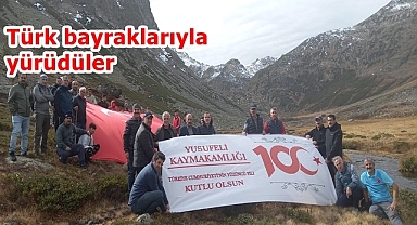 2 bin 500 rakıma Cumhuriyet yürüyüşü
