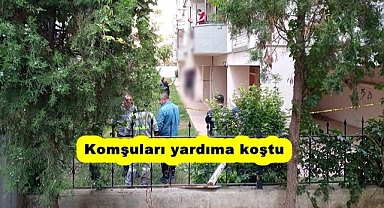 Balkonda görenler şoke oldu!