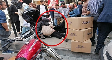 Caddede yürürken bir anda hastanelik oldu!