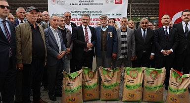 Çiftçilere tohum desteği