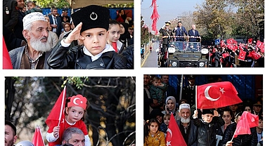 Erzurum'da Cumhuriyet Bayramı coşkusu