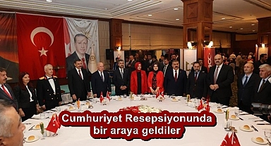 Erzurum'da, Cumhuriyet Resepsiyonu gerçekleştirildi