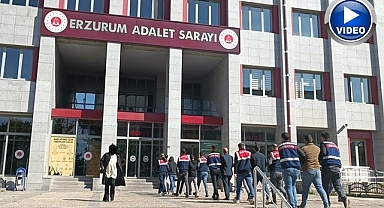 Erzurum'da eş zamanlı operasyon