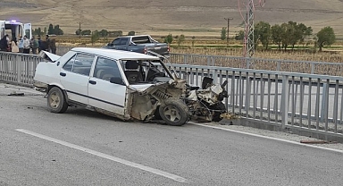 Erzurum'da feci kaza: Camdan fırlayarak köprüden düştü!