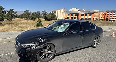 Erzurum'da feci kaza! Genç hukukçu ağır yaralandı