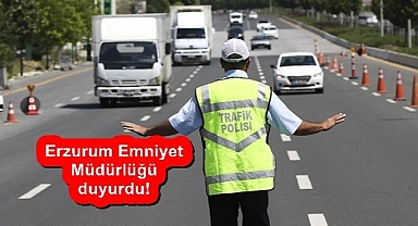 Erzurum'da bu yollar bugün kapalı!