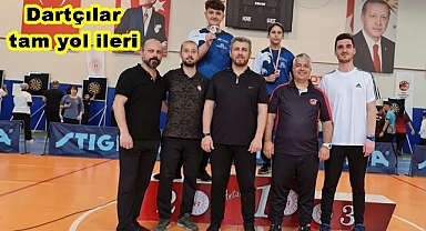 Erzurum dart branşında tam yol: 1 gümüş, 1 bronz madalya