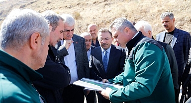 Erzurumlu vekiller çalışmaları yerinde inceledi