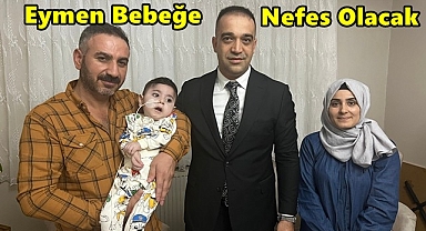 MHP İl Başkanı Yurdagül Eymen bebeğe destek verdi! 