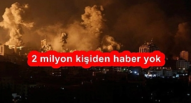 Gazze'nin Kuzeyine yoğun hava saldırısı! 2 milyon kişiden haber yok