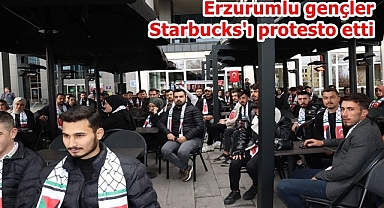 Gençler Erzurum'da Starbucks'ı kapattı!