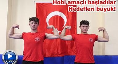 Güreşçi ikizlerin hedefi Avrupa şampiyonluğu