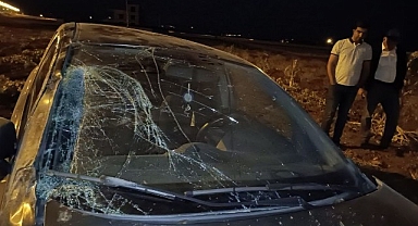 Hakimiyetini kaybedince şarampole yuvarlandı!