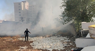 İş yeri sahiplerini korkutan yangın!
