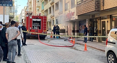 İş yerinde korku dolu anlar... Bomba gibi patladı!