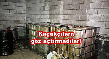 Kaçakçılara göz açtırmadılar! Litrelerce ele geçirildi