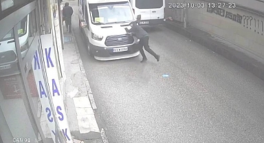 Karşıya geçmek isterken metrelerce savruldu!