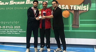 Masa Tenisinin şampiyonu İl Sağlık Müdürlüğü