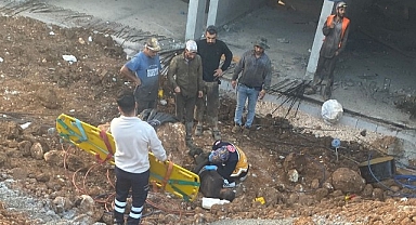 Metrelerce yüksekten yere çakıldı!