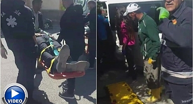 Minibüs ile kamyonet çarpıştı: 3 yaralı