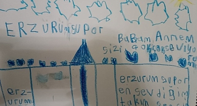 Minik Hamza'nın Erzurumspor sevgisi