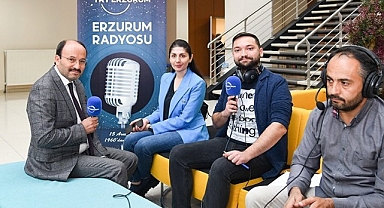 Rektör Çakmak TRT Erzurum Radyosu’nda