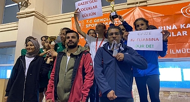 Şampiyonlardan pankartlı tepki