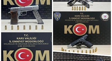 Şok operasyonlarda 9 silah ele geçirildi