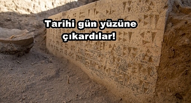 Tarihi gün yüzüne çıkardılar!