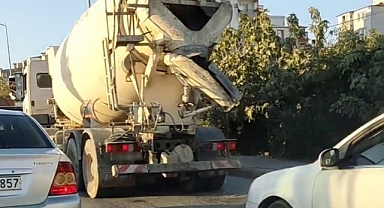 Yola çimento dökünce olanlar oldu!