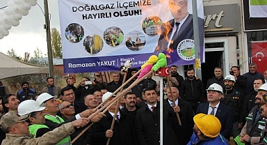 30 yıllık doğalgaz hasreti son buldu!