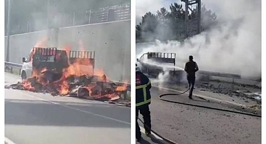 Alevler göğe yükseldi!