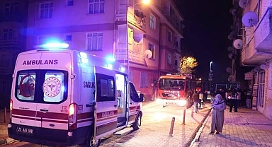 Apartman garajında çıkan yangın korkuttu