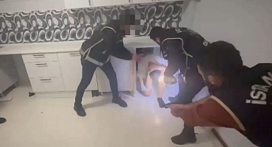 Çete lideri gizli bölmede yakalandı