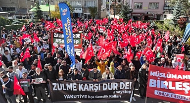 Dadaşlar zulme karşı yürüdü