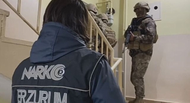 Erzurum'da Narko Güç operasyonu!